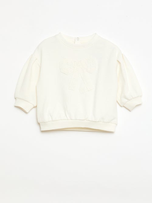 Sudadera de algodón con diseño en la parte delantera - Kiabi