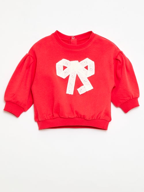 Sudadera de algodón con diseño en la parte delantera - Kiabi