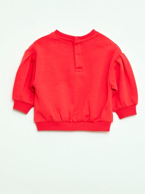 Sudadera de algodón con diseño en la parte delantera - Kiabi