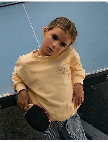 Sudadera de algodón con estampado Creativity