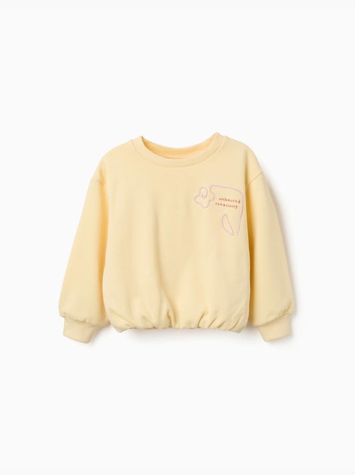 Sudadera de algodón con estampado Creativity - Kiabi