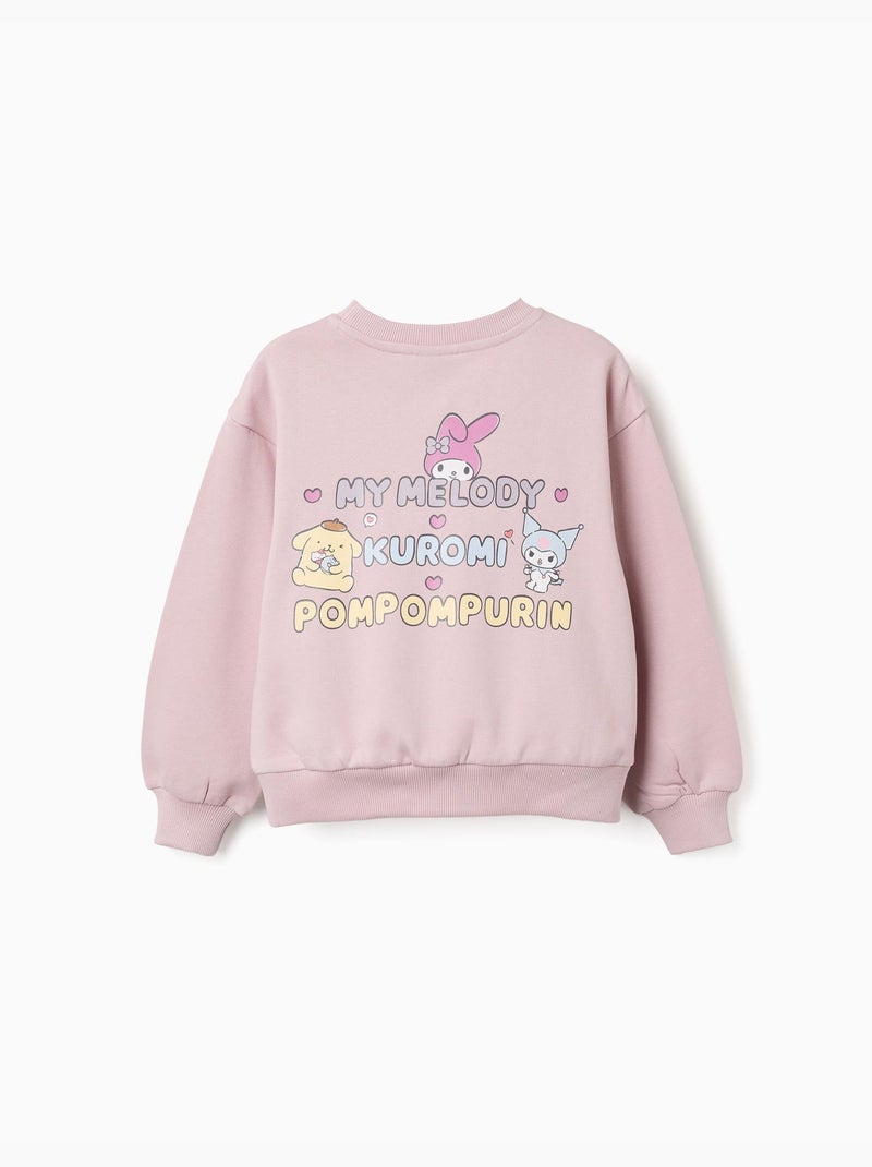 Sudadera de algodón con estampado de Kuromi & Friends Malva lila - Kiabi