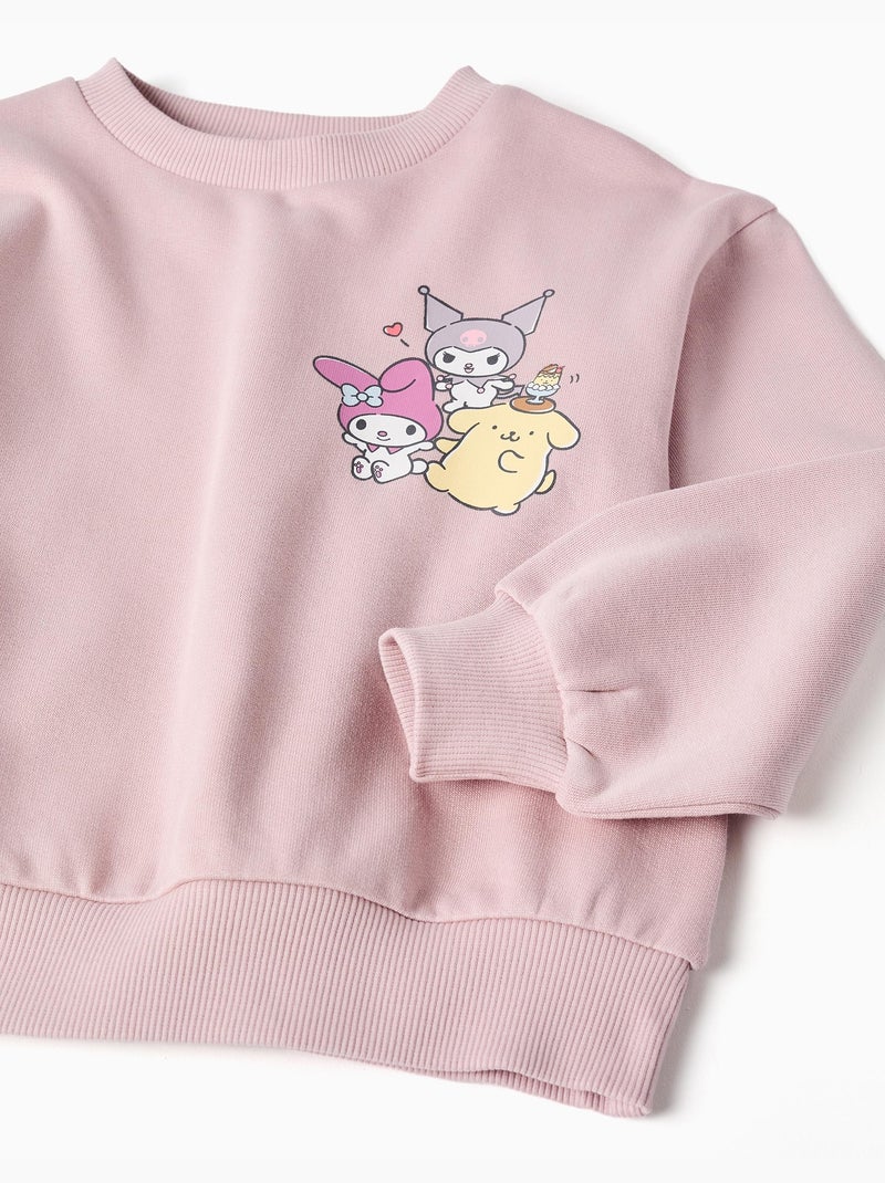 Sudadera de algodón con estampado de Kuromi & Friends Malva lila - Kiabi