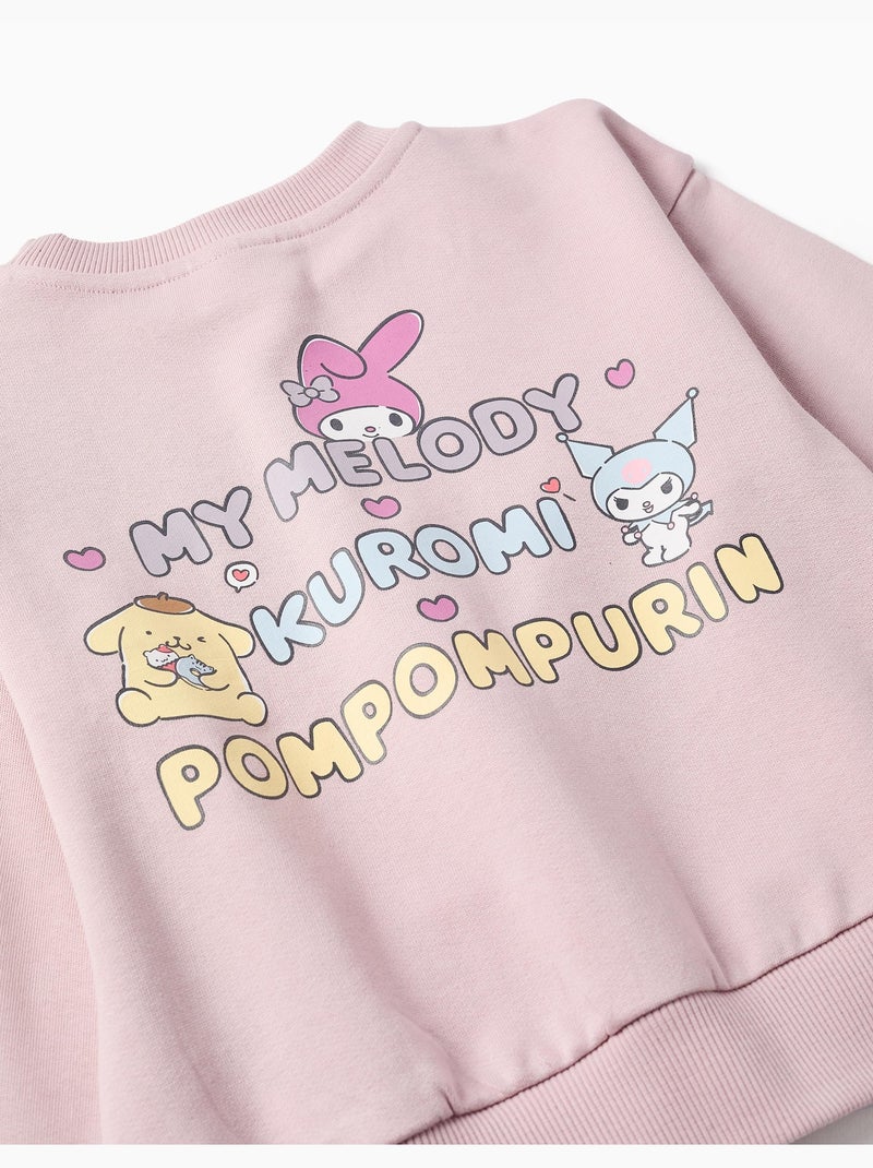 Sudadera de algodón con estampado de Kuromi & Friends Malva lila - Kiabi