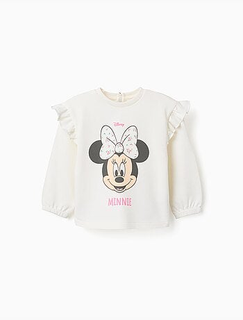 Sudadera de algodón con estampado de Minnie