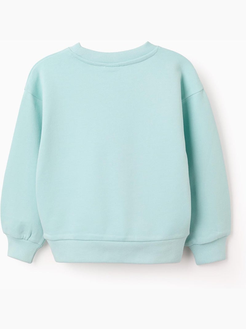 Sudadera de algodón con estampado Heartist Azul claro - Kiabi