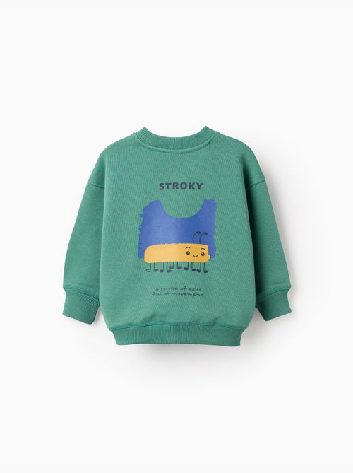 Sudadera de algodón con estampado Stroky - Kiabi