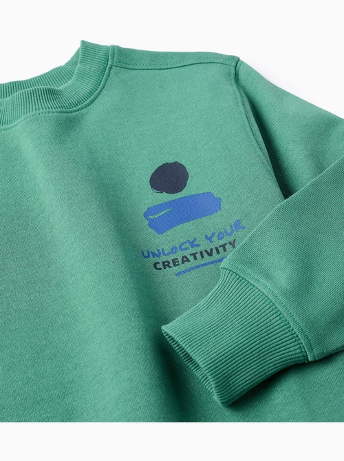 Sudadera de algodón con estampado Unlock Your Creativity - Kiabi