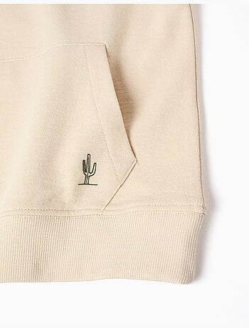 Sudadera de algodón con estampado Work of Art