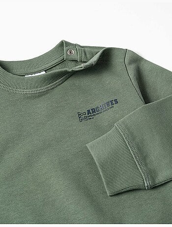 Sudadera de algodón con estampado ZY