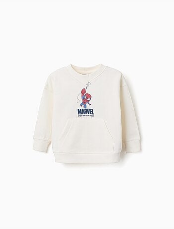 Sudadera de algodón con estampados de Spider-Man
