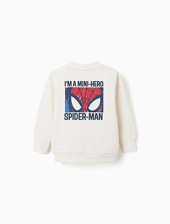 Sudadera de algodón con estampados de Spider-Man