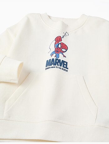 Sudadera de algodón con estampados de Spider-Man