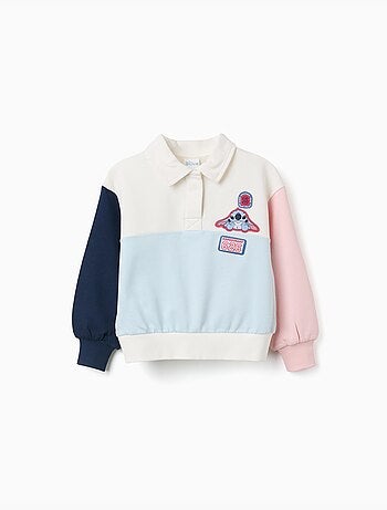 Sudadera de algodón con estampados de stitch