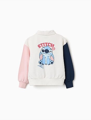 Sudadera de algodón con estampados de stitch