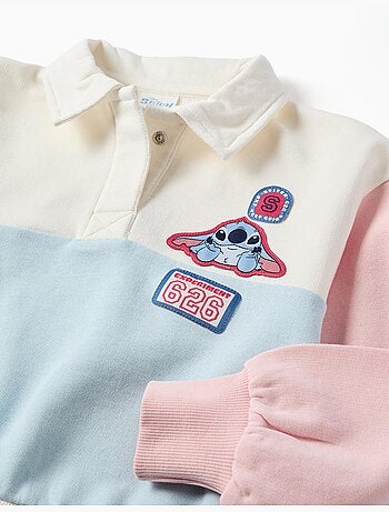 Sudadera de algodón con estampados de stitch