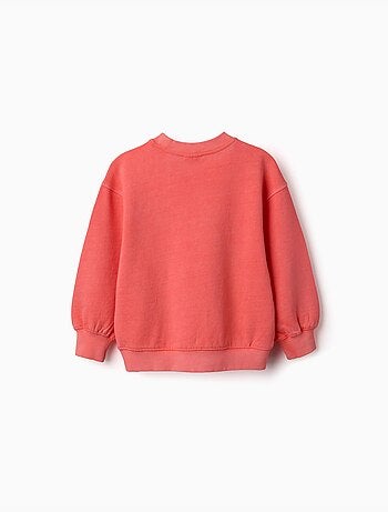 Sudadera de algodón con hombros caídos