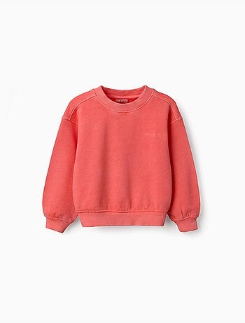 Sudadera de algodón con hombros caídos