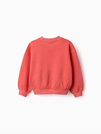 Sudadera de algodón con hombros caídos