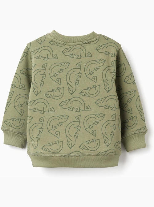 Sudadera de algodón con motivo de camaleón - Kiabi