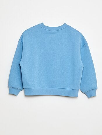 Sudadera de algodón con motivo en la espalda