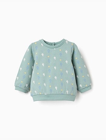 Sudadera de algodón con motivo