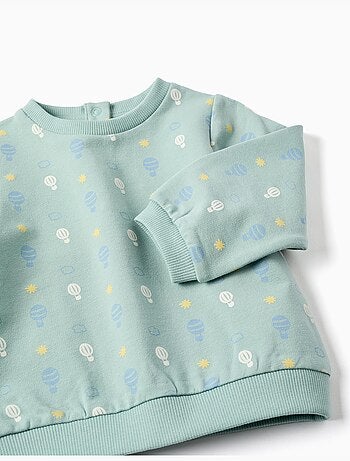 Sudadera de algodón con motivo