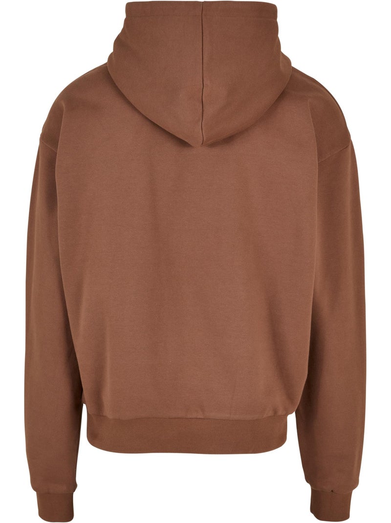 Sudadera de algodón para hombre - build your brand Naranja coral - Kiabi