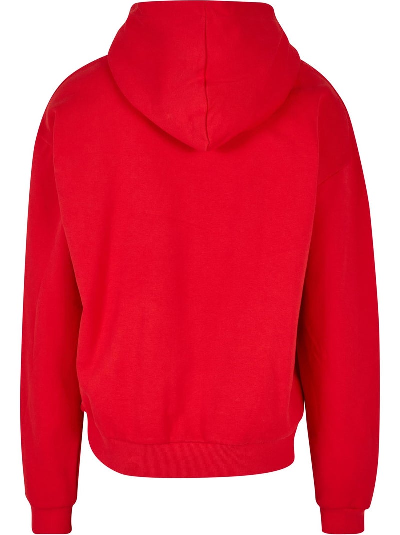 Sudadera de algodón para hombre - build your brand Rojo claro - Kiabi