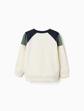 Sudadera de algodón perchado con estampado 96