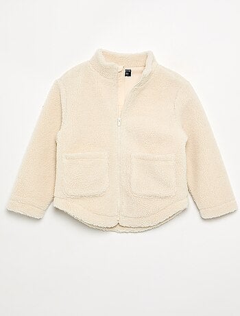 Sudadera de borreguito con cuello alto