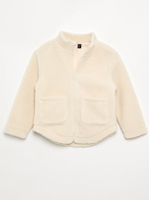 Sudadera de borreguito con cuello alto - Kiabi Sudadera de borreguito con cuello alto - Kiabi