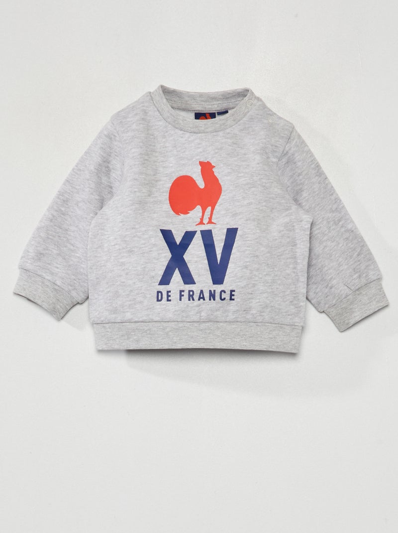 Sudadera de chándal - Colección 'France Rugby' GRIS - Kiabi