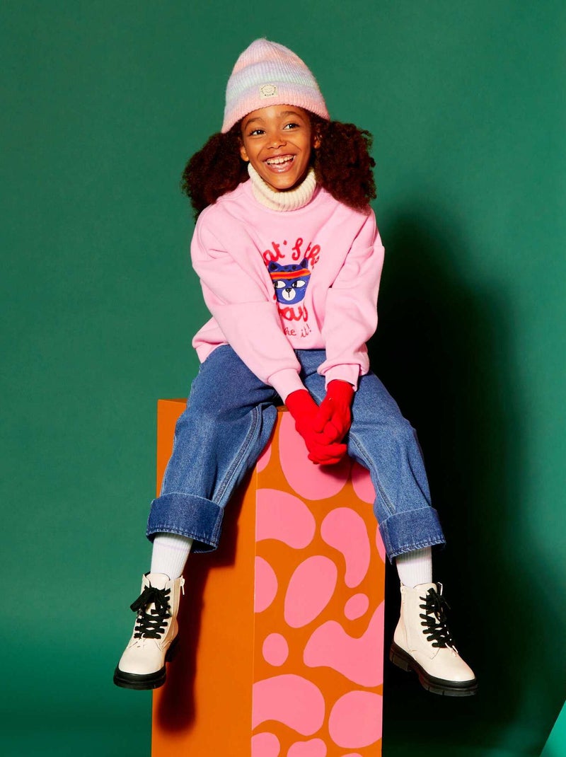 Sudadera de chándal - Grafik Edition ROSA - Kiabi