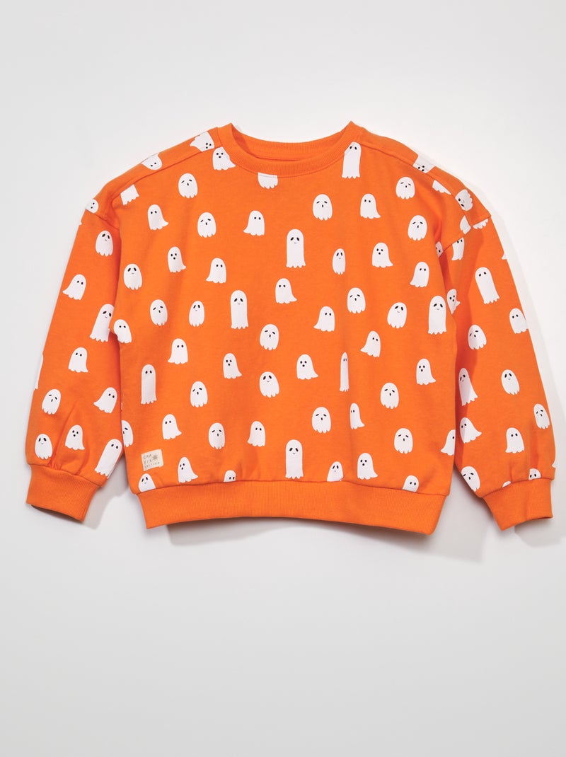 Sudadera de chándal - Halloween BLANCO - Kiabi