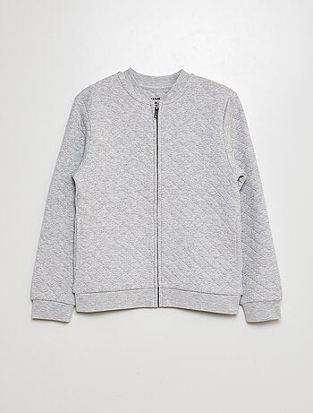 Sudadera de chándal acolchada con cremallera