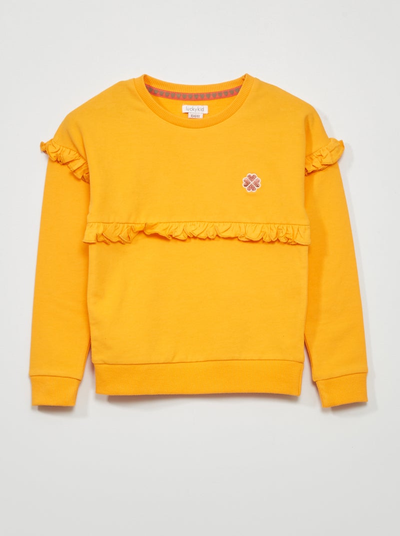Sudadera de chándal AMARILLO - Kiabi