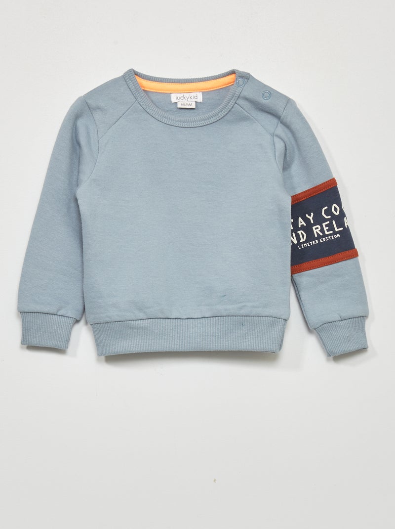 Sudadera de chándal azul - Kiabi