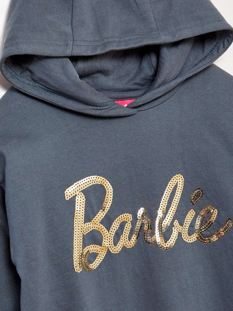 Sudadera de chándal 'Barbie' con capucha GRIS - Kiabi