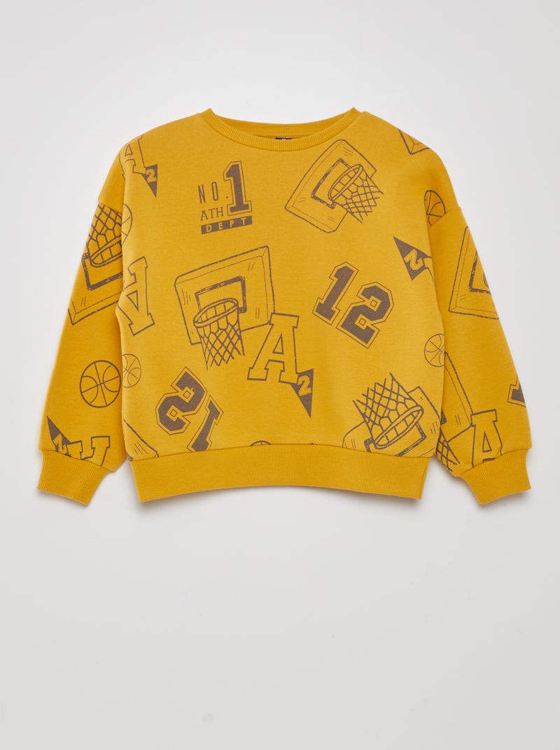 Sudadera de chándal 'Basketball' AMARILLO - Kiabi