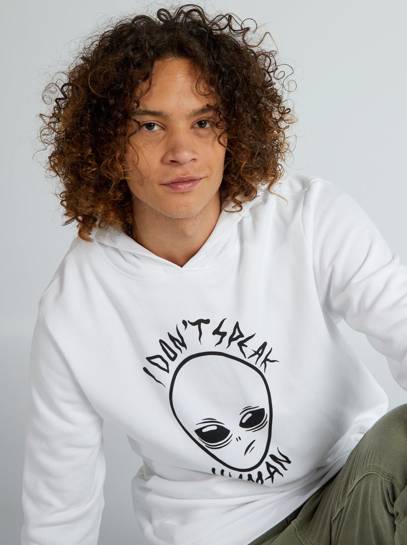 Sudadera de chándal BLANCO - Kiabi