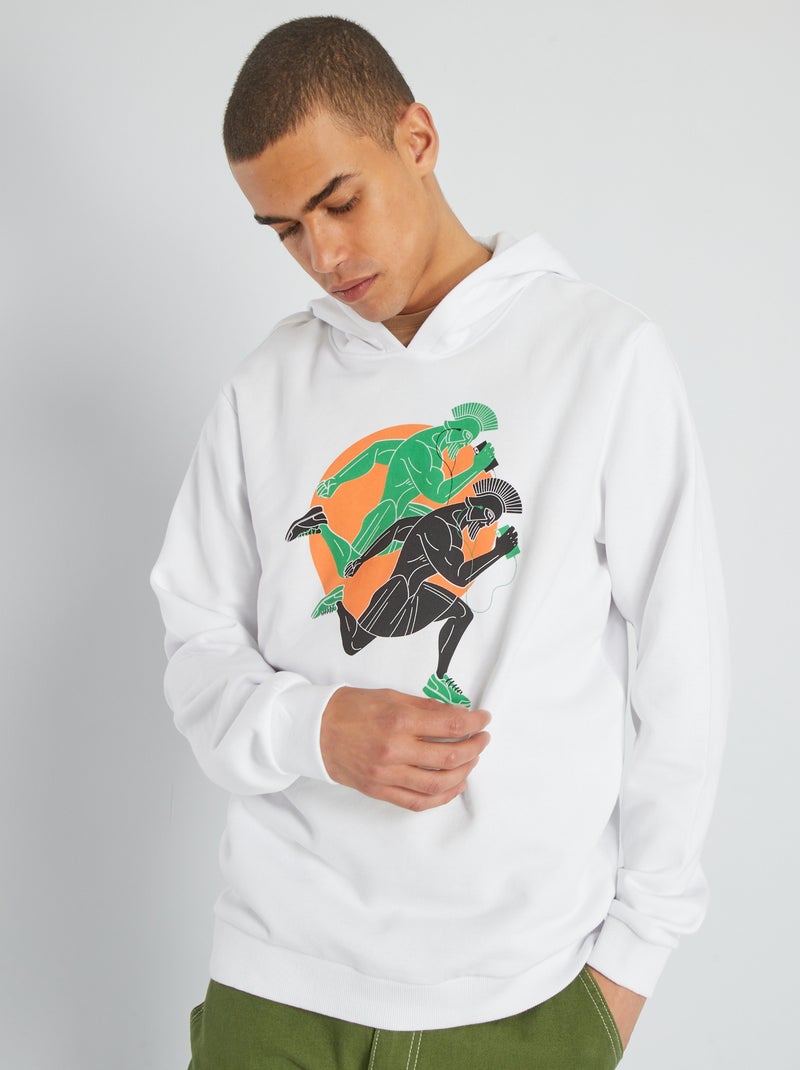 Sudadera de chándal BLANCO - Kiabi
