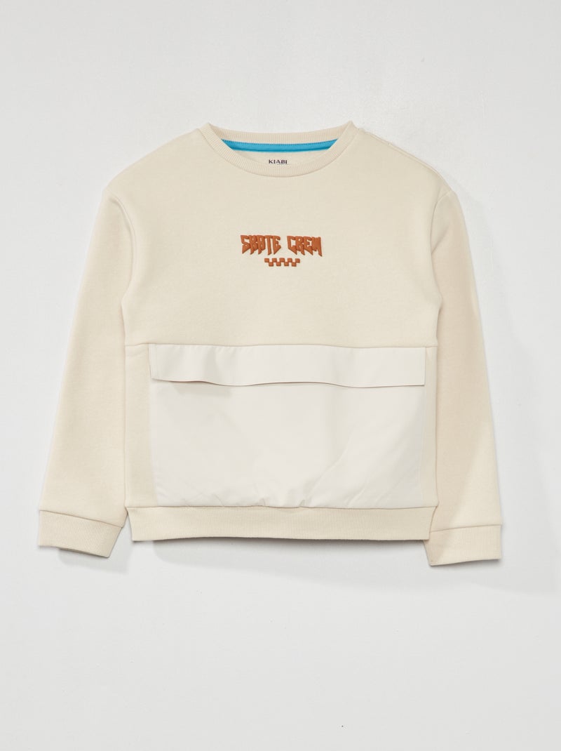 Sudadera de chándal BLANCO - Kiabi