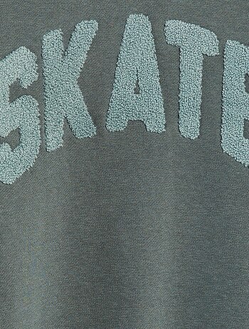 Sudadera de chándal con adorno de punto de rizo