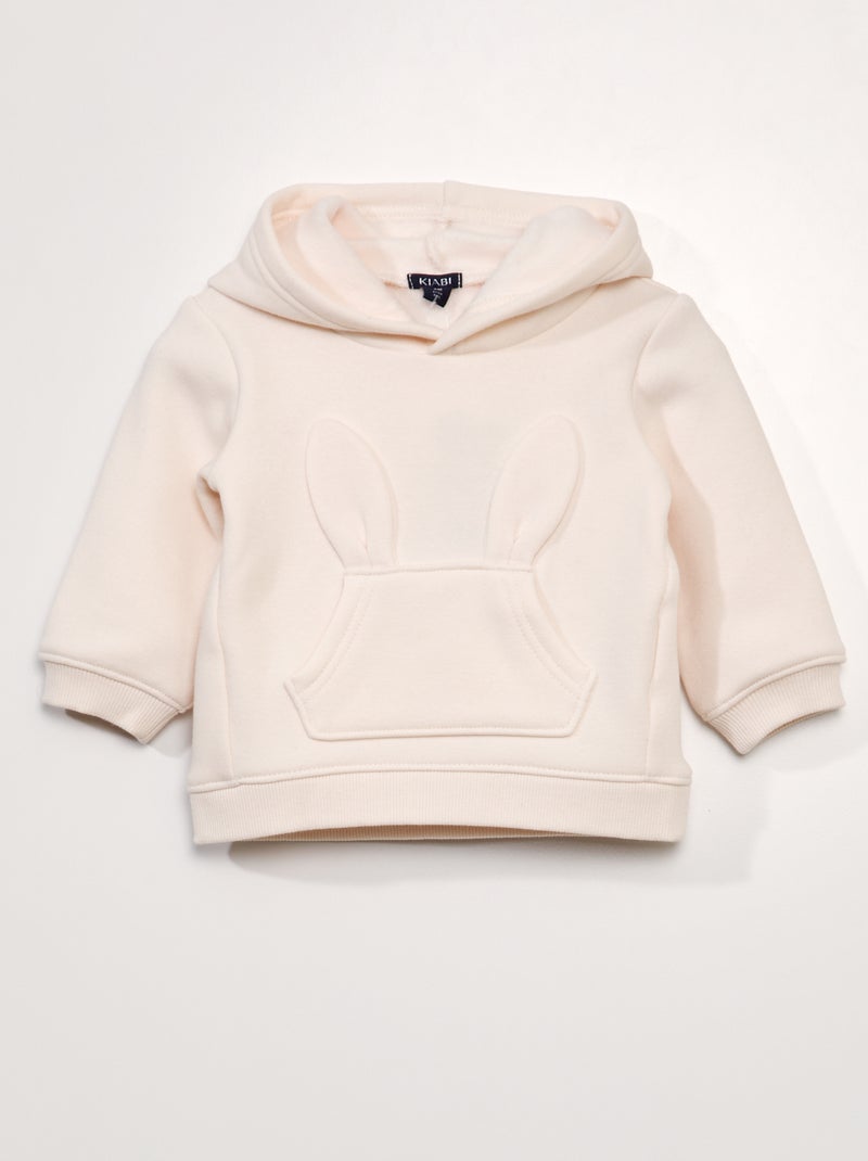 Sudadera de chándal con bolsillo  - Siempre más calidez ROSA - Kiabi