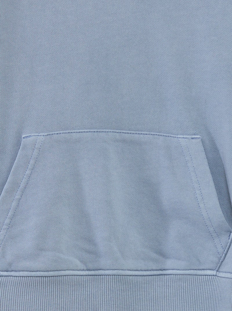 Sudadera de chándal con bolsillo tipo canguro AZUL - Kiabi