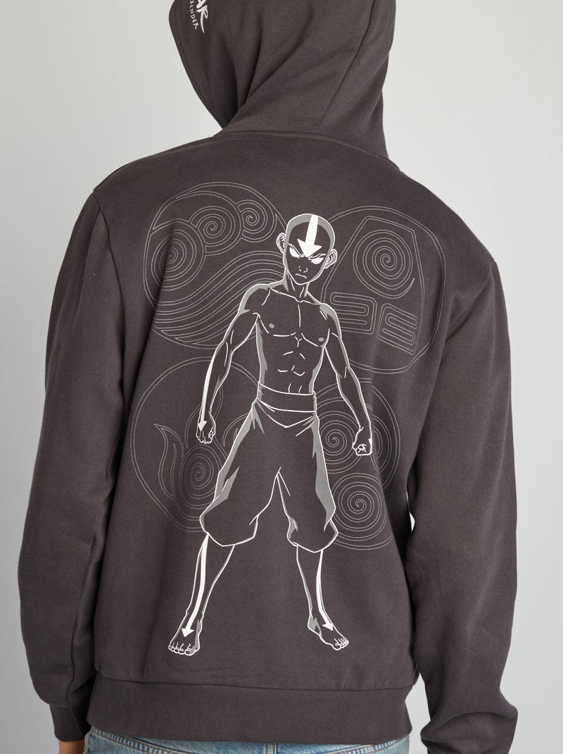 Sudadera de chándal con capucha 'Avatar, el último maestro del aire' negro - Kiabi