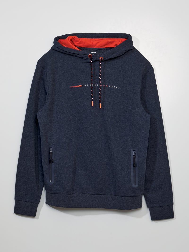 Sudadera de chándal con capucha AZUL - Kiabi