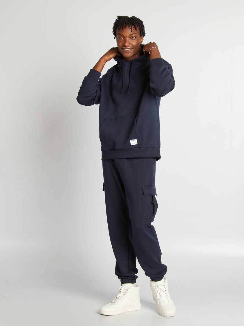 Sudadera de chándal con capucha azul - Kiabi