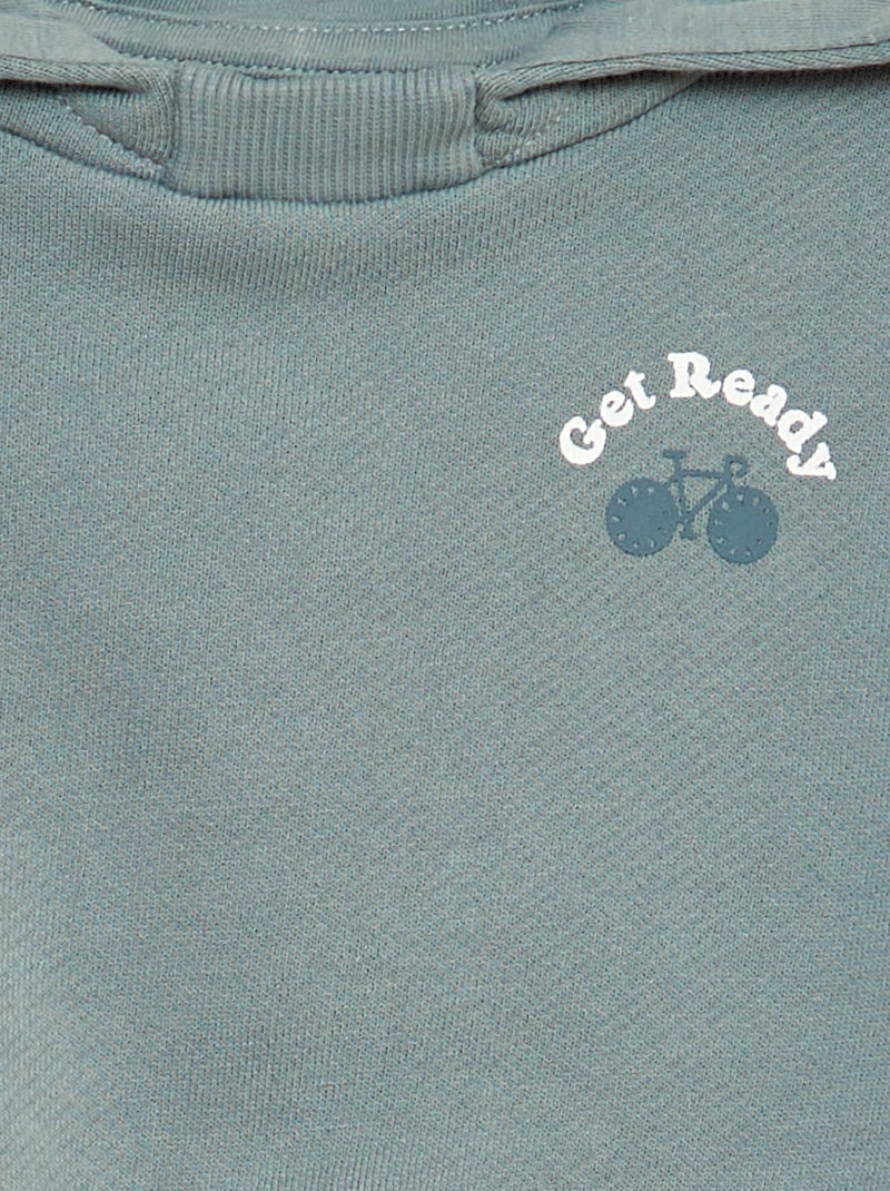 Sudadera de chándal con capucha AZUL - Kiabi